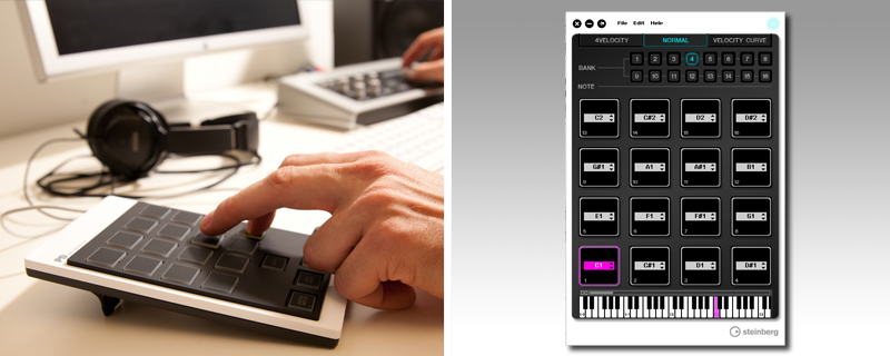 xPAD USB MIDI drum pad controller with Cubase LE